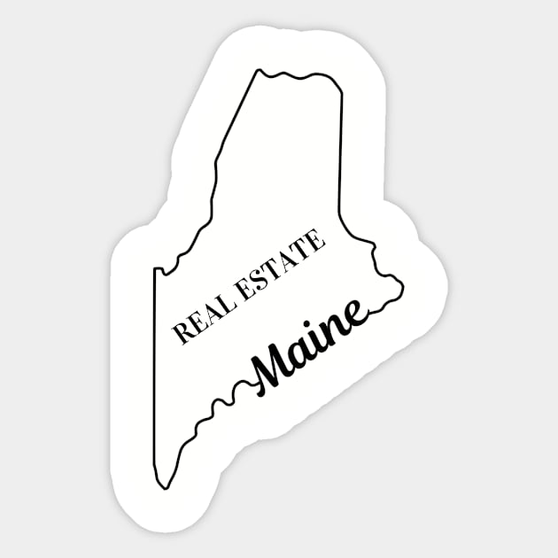 Maine Real Estate Sticker by atomicpropertiesnc